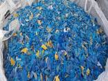 Washed Blue Drum Plastic Regrind Virgin-Like HDPE Flakes LDPE Category - foto 1