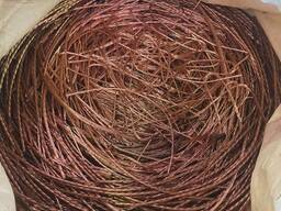 99.995% Pure Bright Copper Wire Scrap Bulk Suppliers of Cheap Copper Cable Scrap Packaged