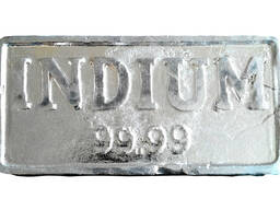 Lingote de indio | marca de metal indio InOO GOST 10297-94